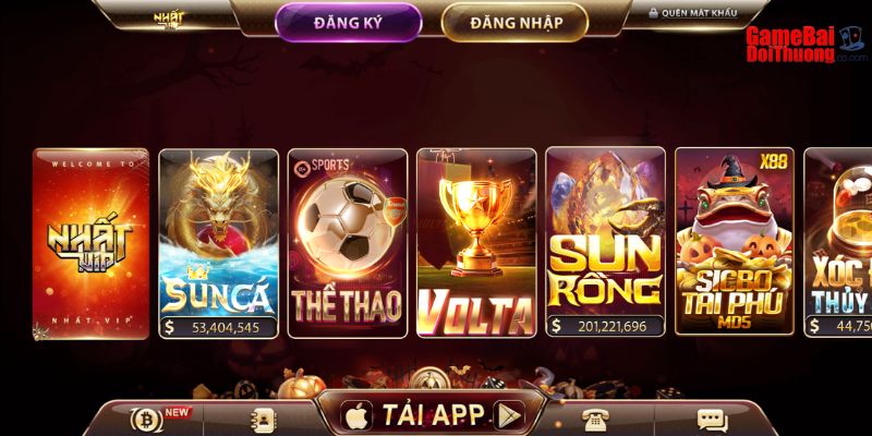 Kho tàng giải trí đồ sộ của cổng game đổi thưởng Nhatvip cực kỳ được lòng người chơi Kho tàng giải trí đồ sộ của cổng game đổi thưởng Nhatvip cực kỳ được lòng người chơi